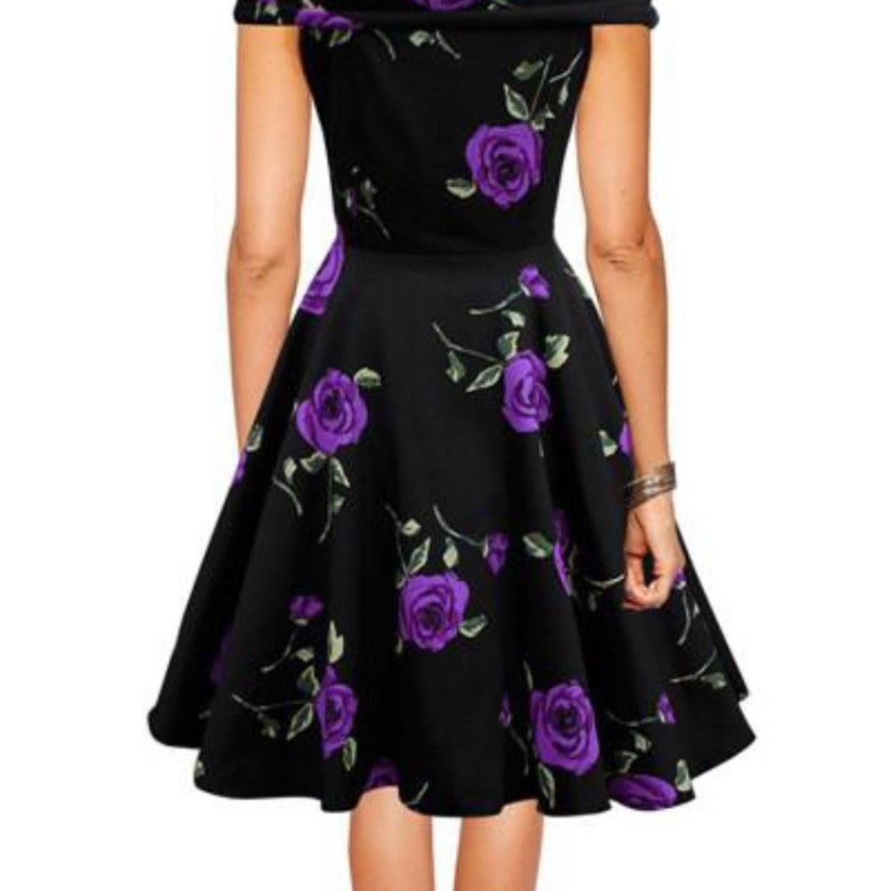 Floral vintage style dress - Picture 3 of 5
